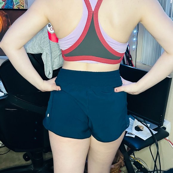 NWT - Women's Hurley Sports Bra - Red/Black/Olive - Size S - Picture 7 of 14